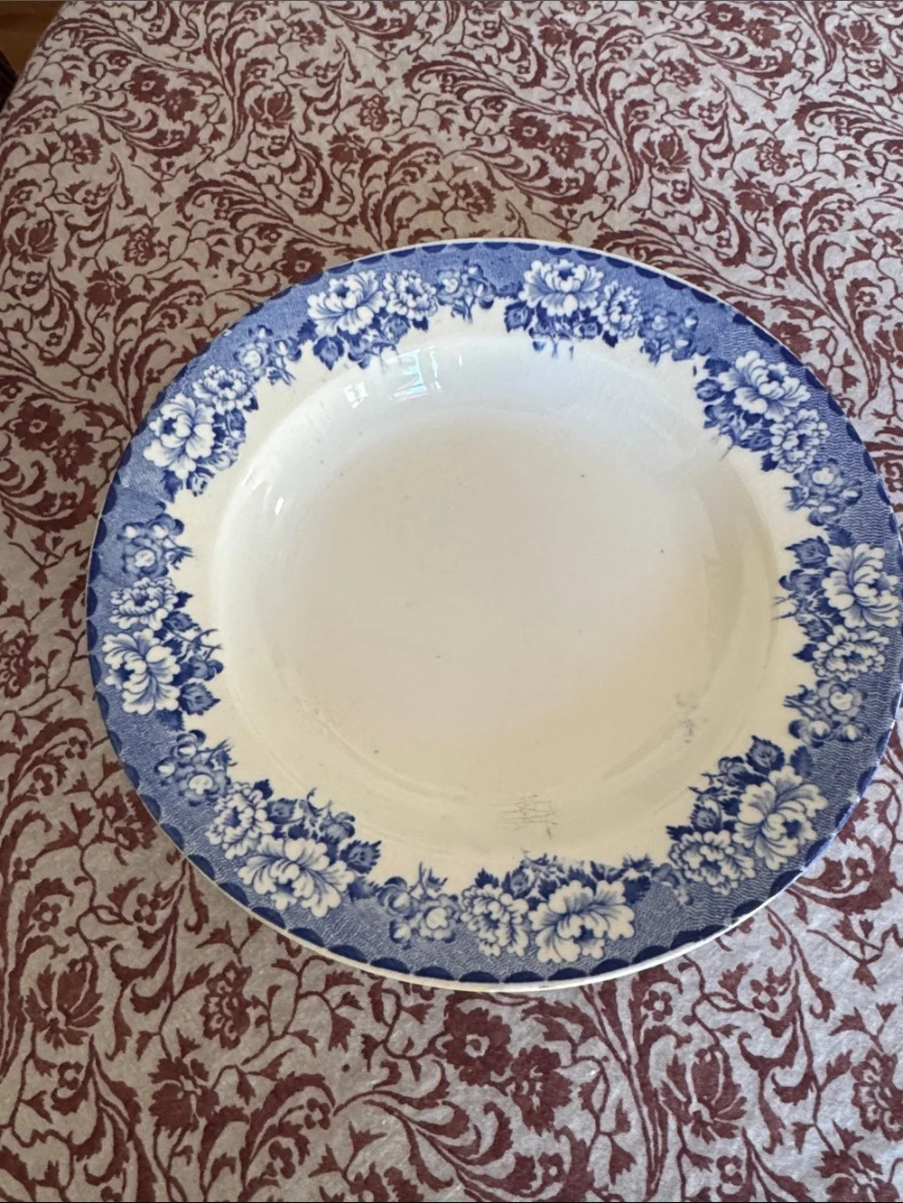Blue & White Floral Ceramic Soup Bowls - Classic Home Dining, six bowl’s